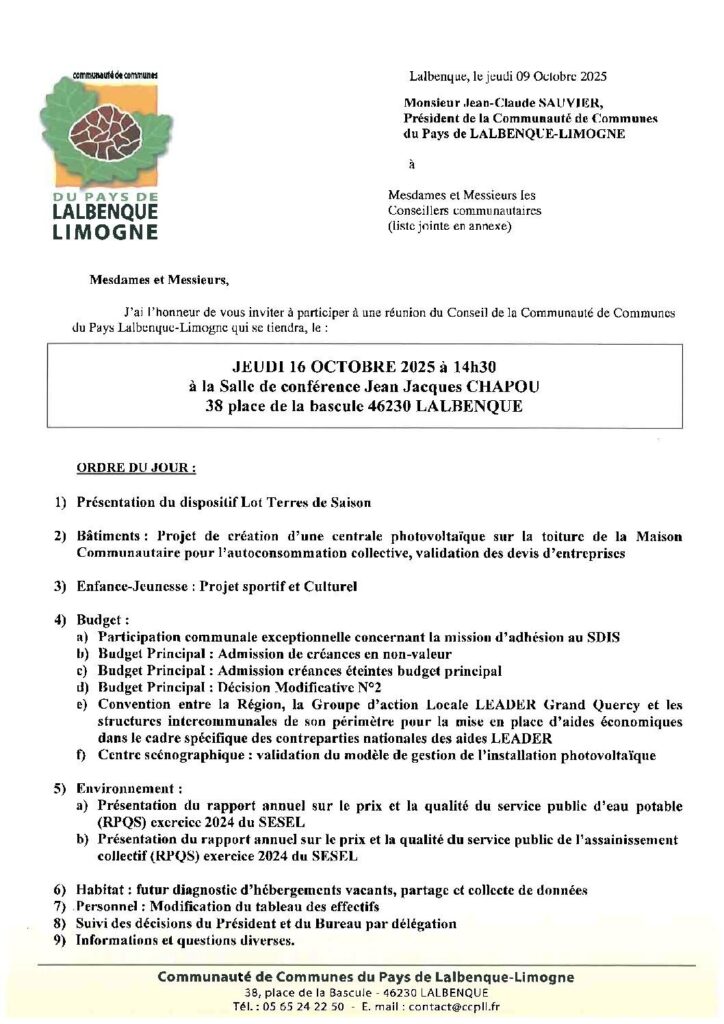 Image du document CONVOC CONSEIL 16 10 2025