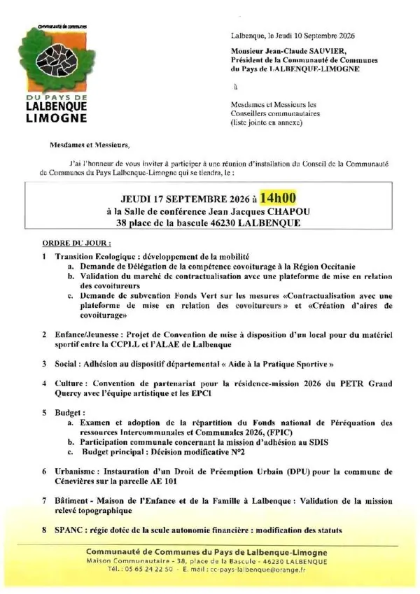 Image du document CONVOC CONSEIL COMMUNAUTAIRE 17 09 2026