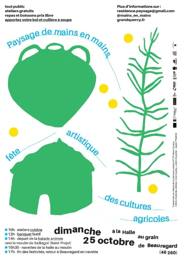Image du document affiche fête artistique des cultures agricoles